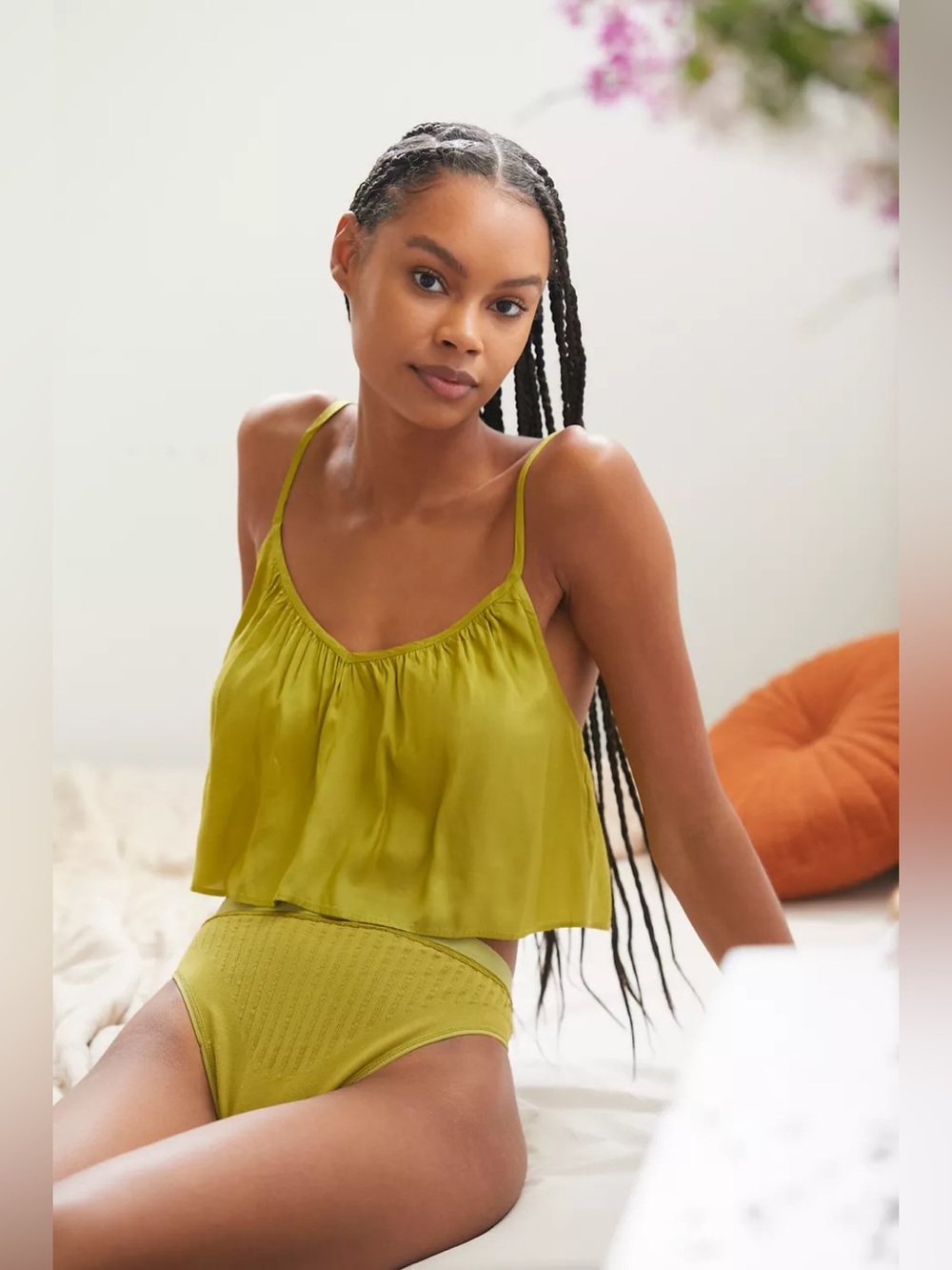 Urban Outfitters Out From Under Green Swing Cami Top